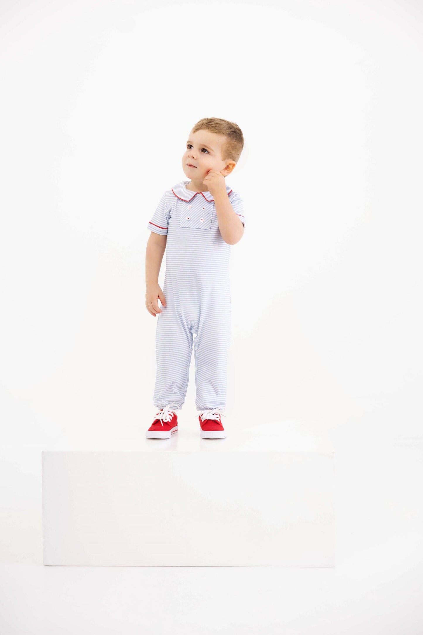 Benny Button Romper