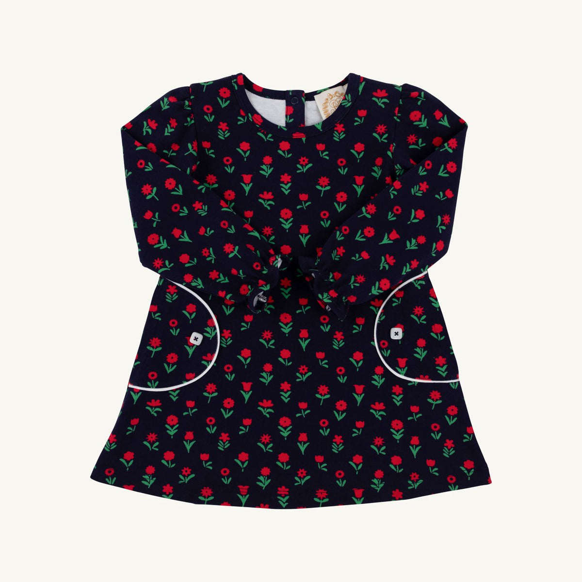 Sadie Sweatshirt Dress - Flowers