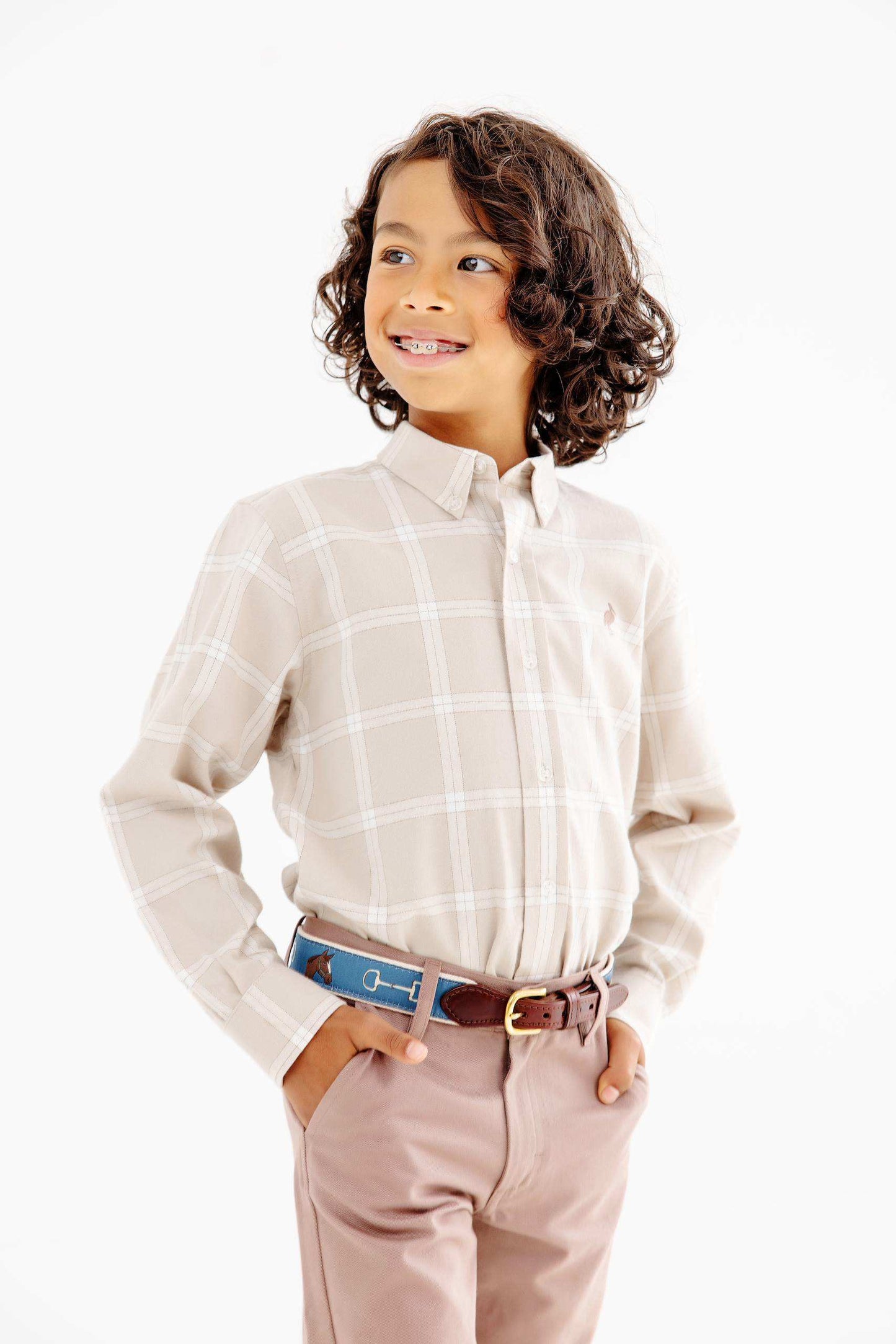 Dean's List Dress Shirt - Brown Flannel
