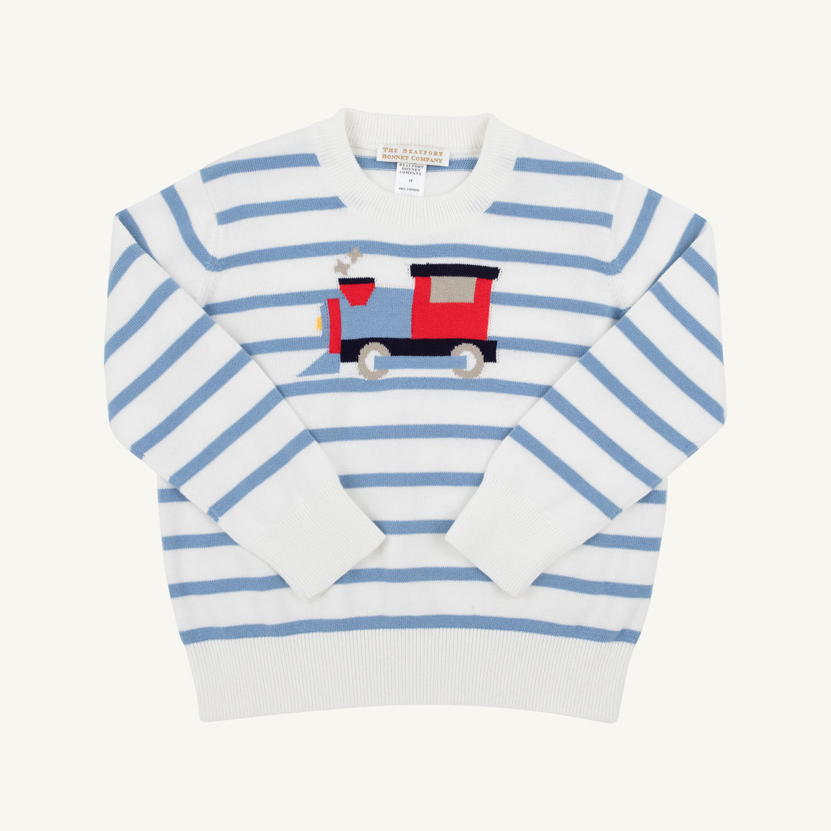 Isaac's Intarsia Sweater- Train