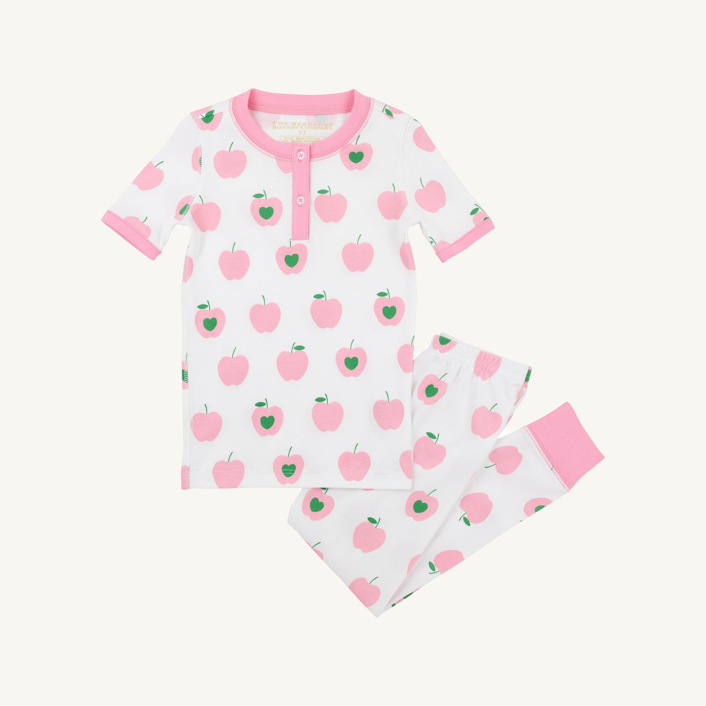 Sara Janes Short Sleeve Set- Apples