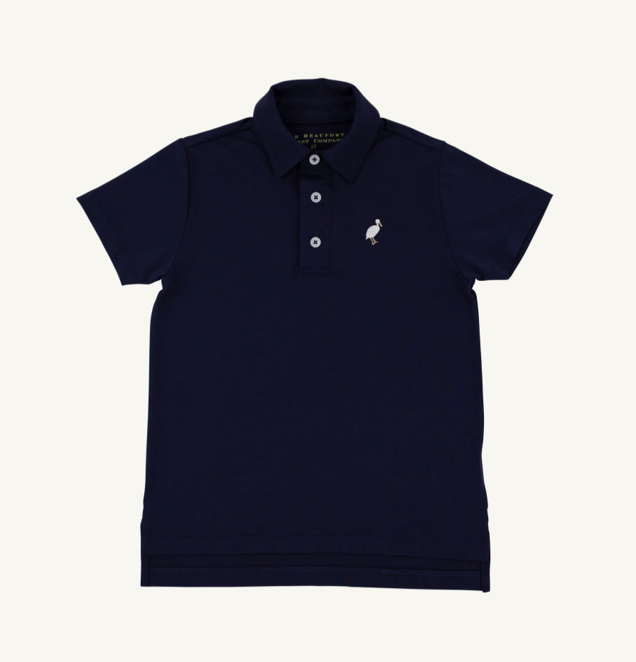Prepletic Prim and Proper Polo- Navy