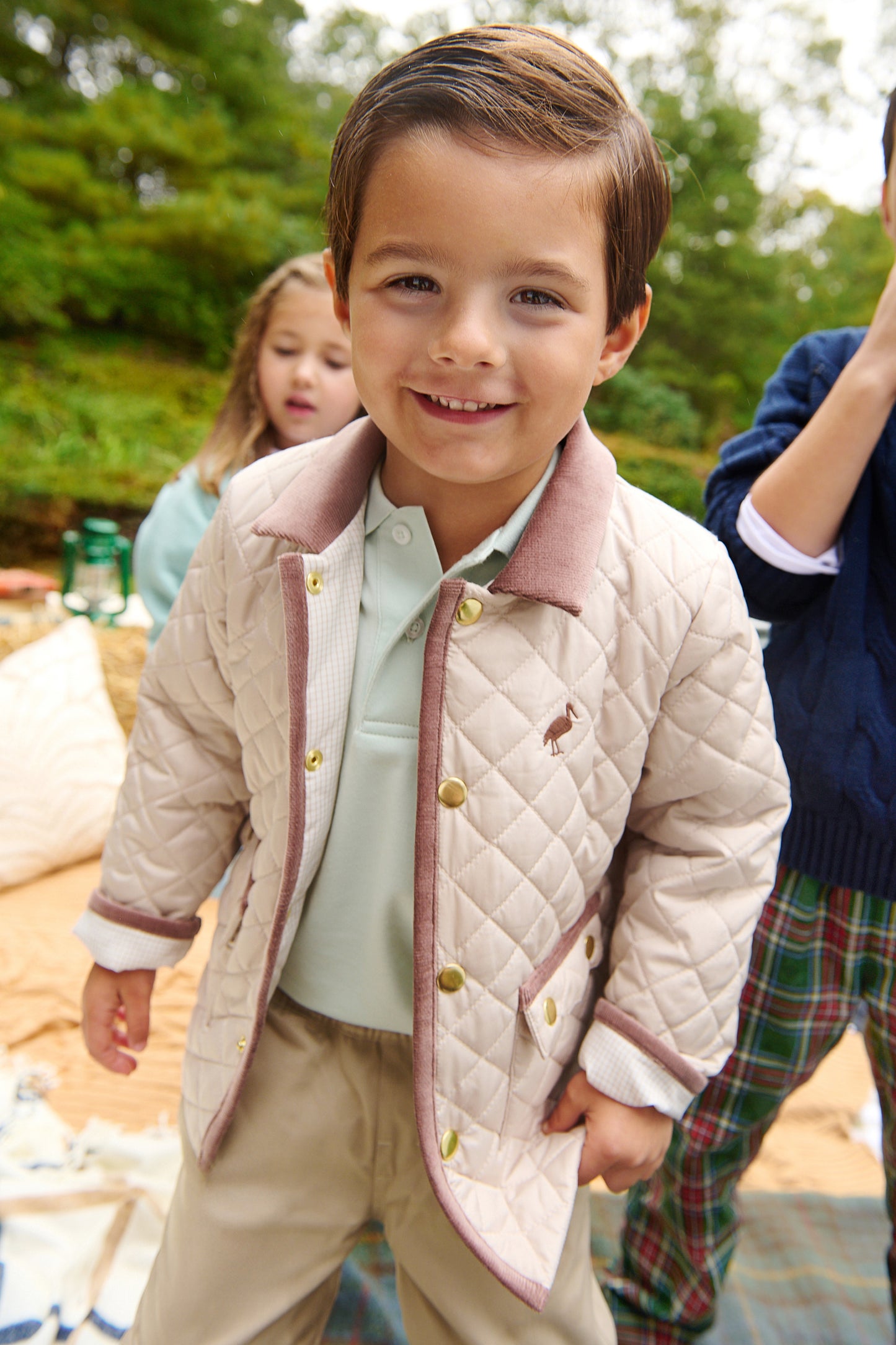 Caldwell Quilted Coat- Brown