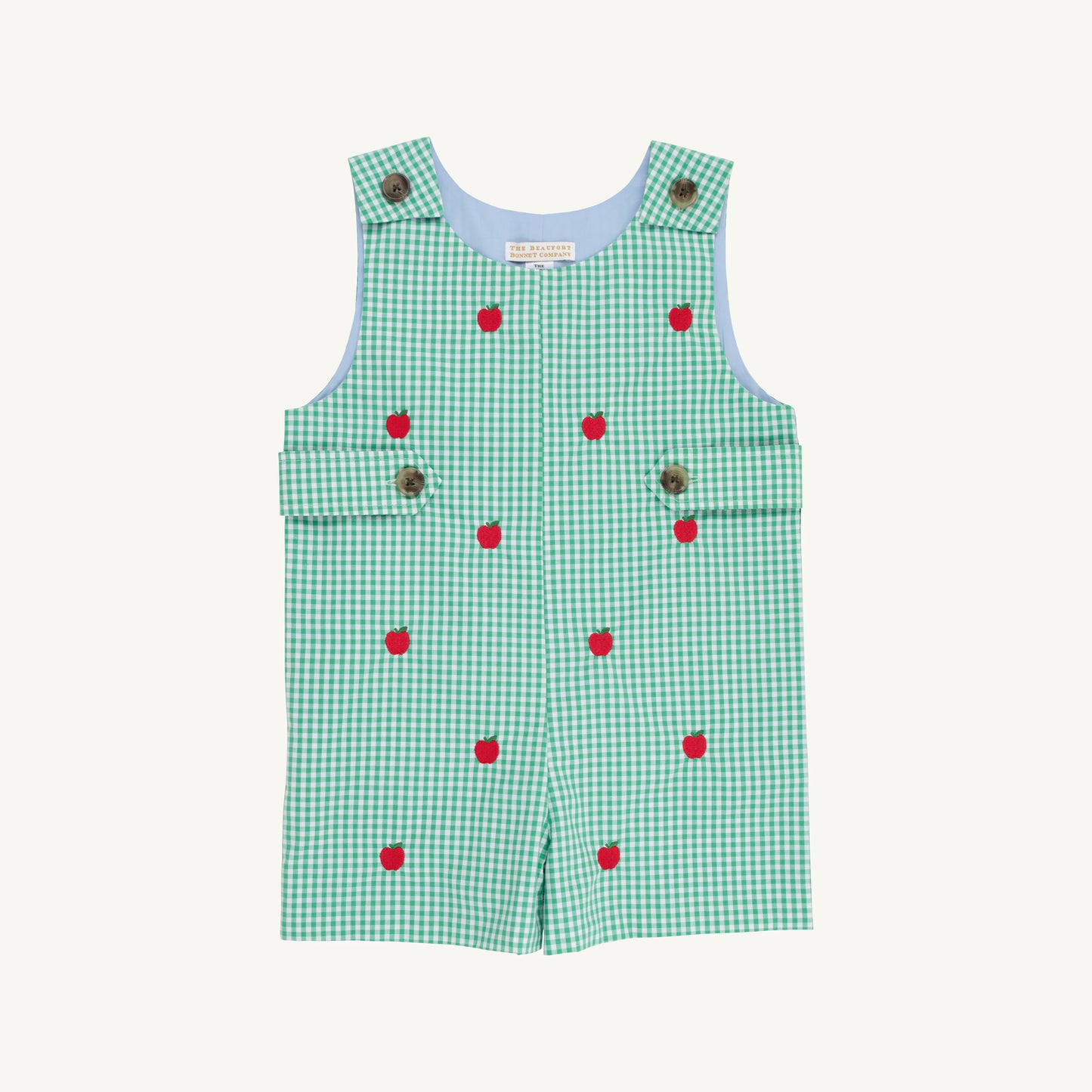 Critter Jack Keene Jon Jon- Green Gingham