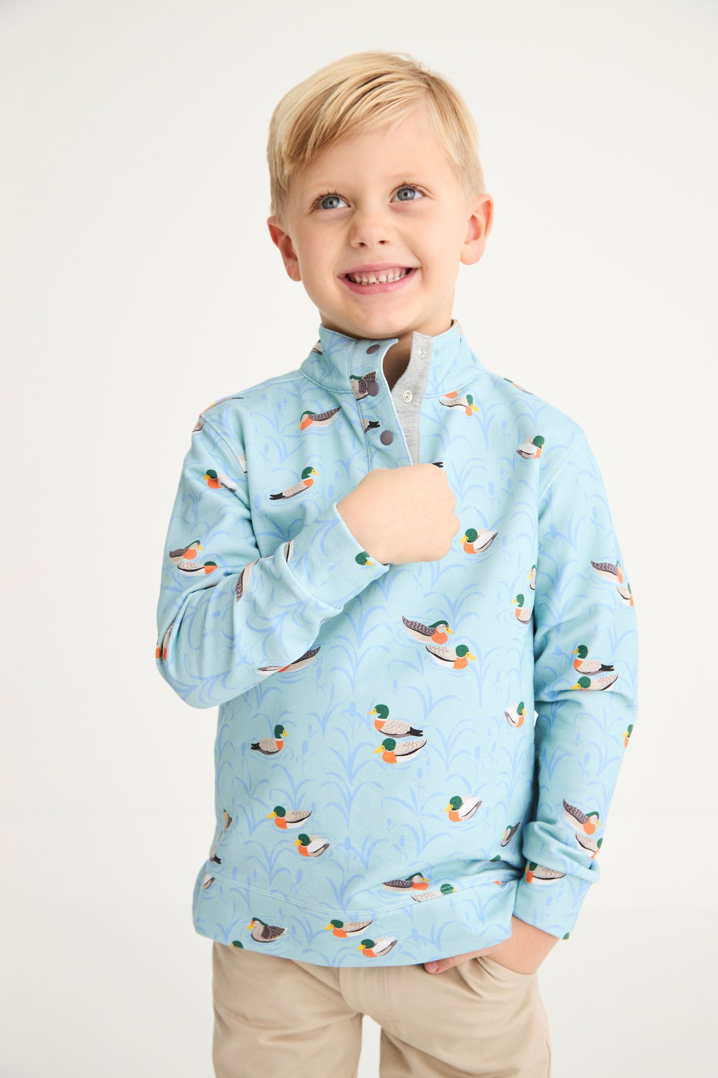 Pendleton Popped Collar- Ducks