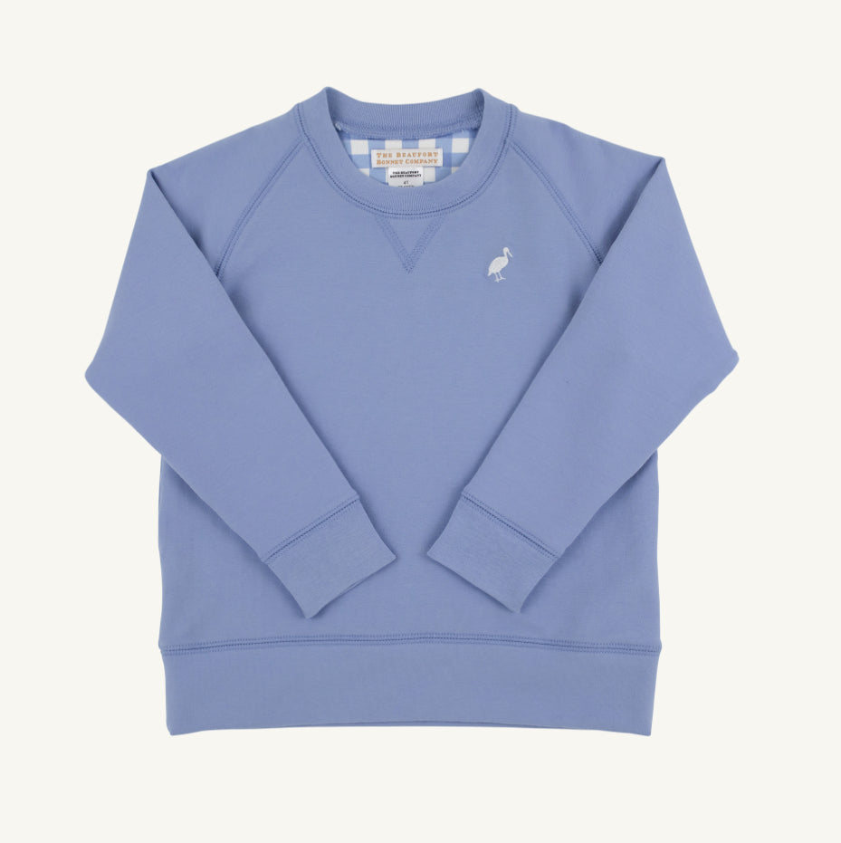 Cassidy Comfy Crewneck Boys- Periwinkle