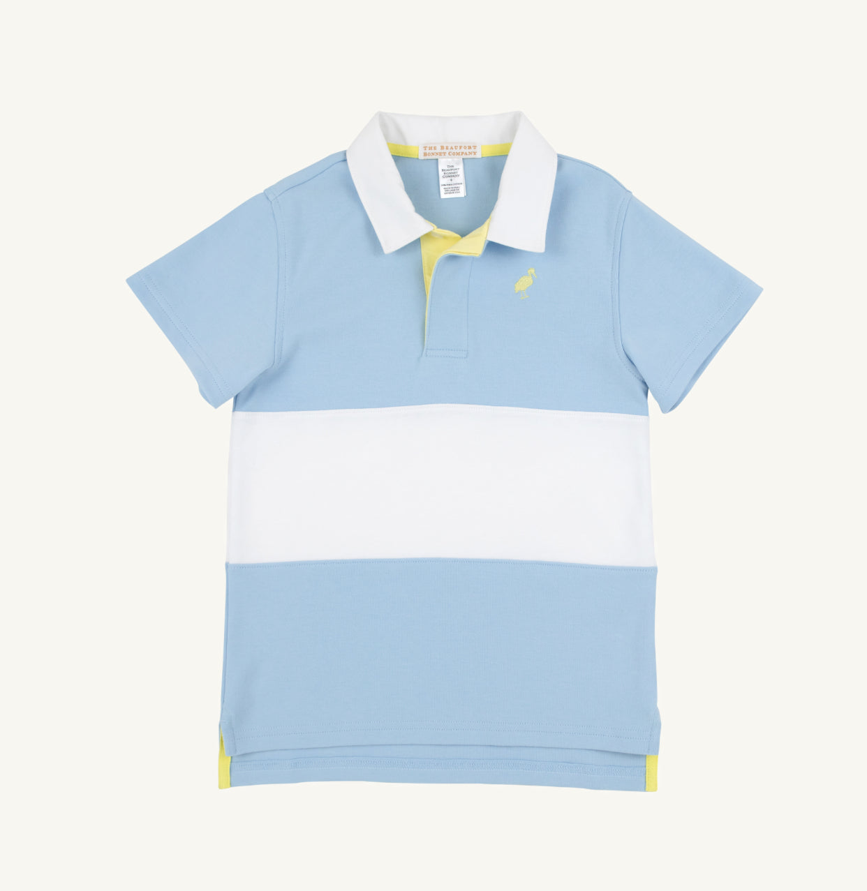 Short Sleeve Rollins Rugby Shirt- Blue