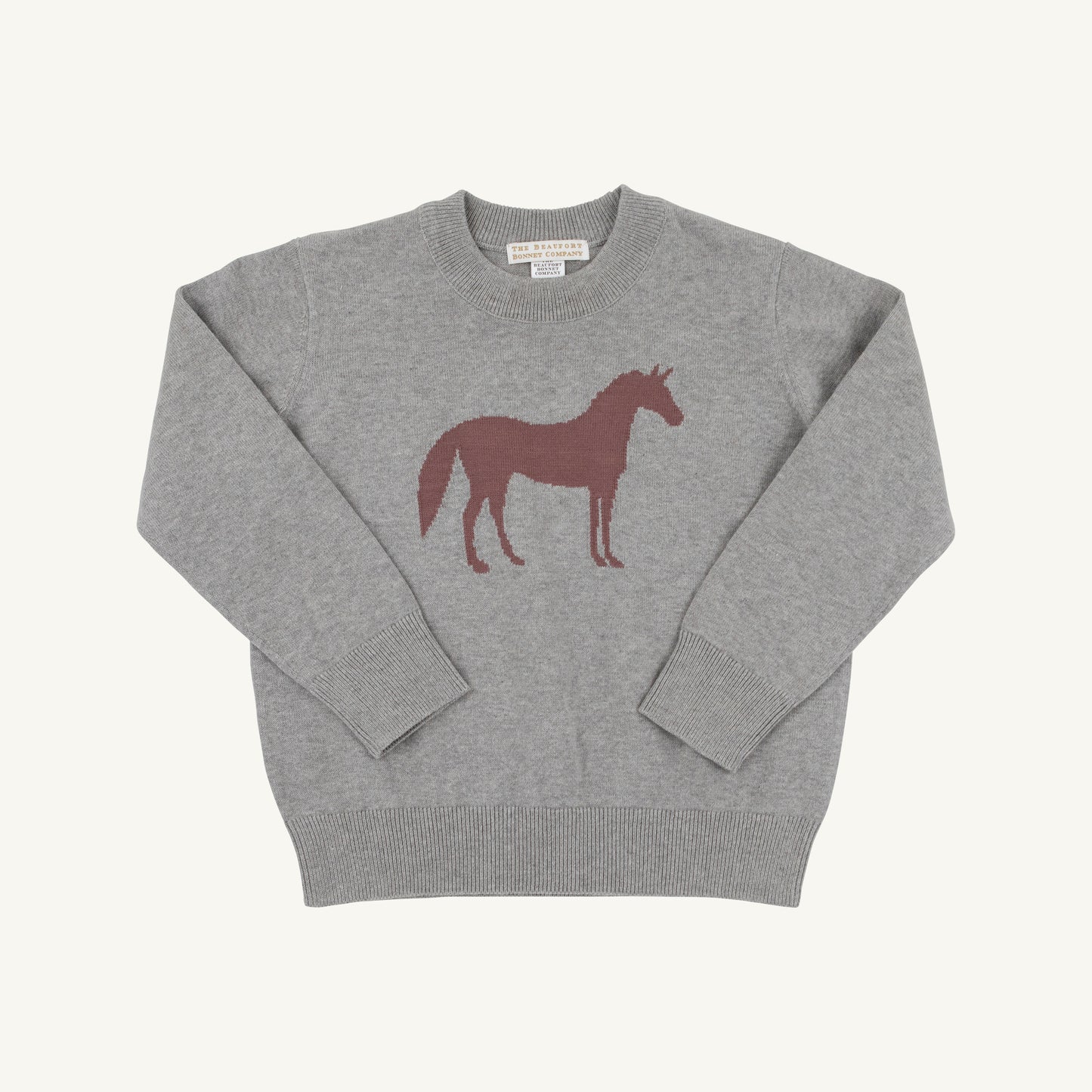 Isaac's Intarsia Sweater- Horse