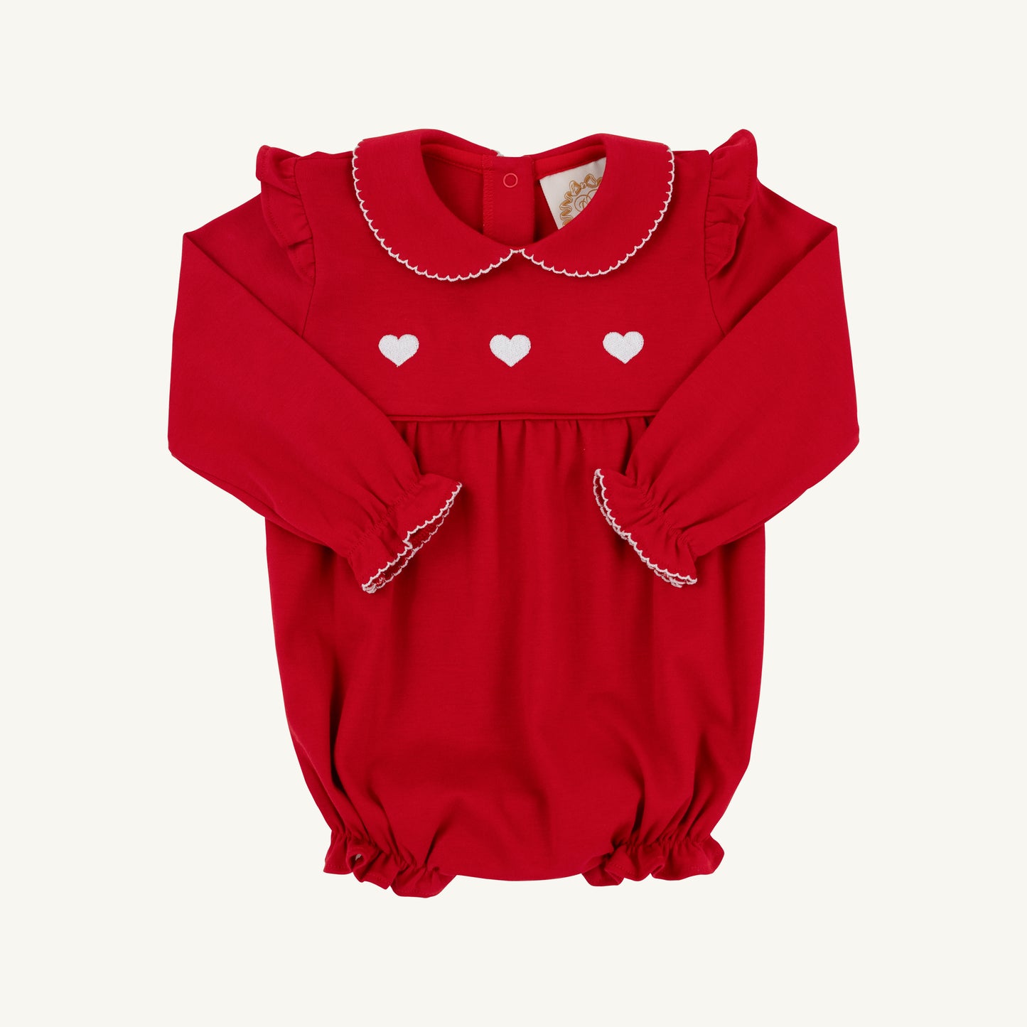 Long Sleeve Biltmore Bubble - Red Hearts