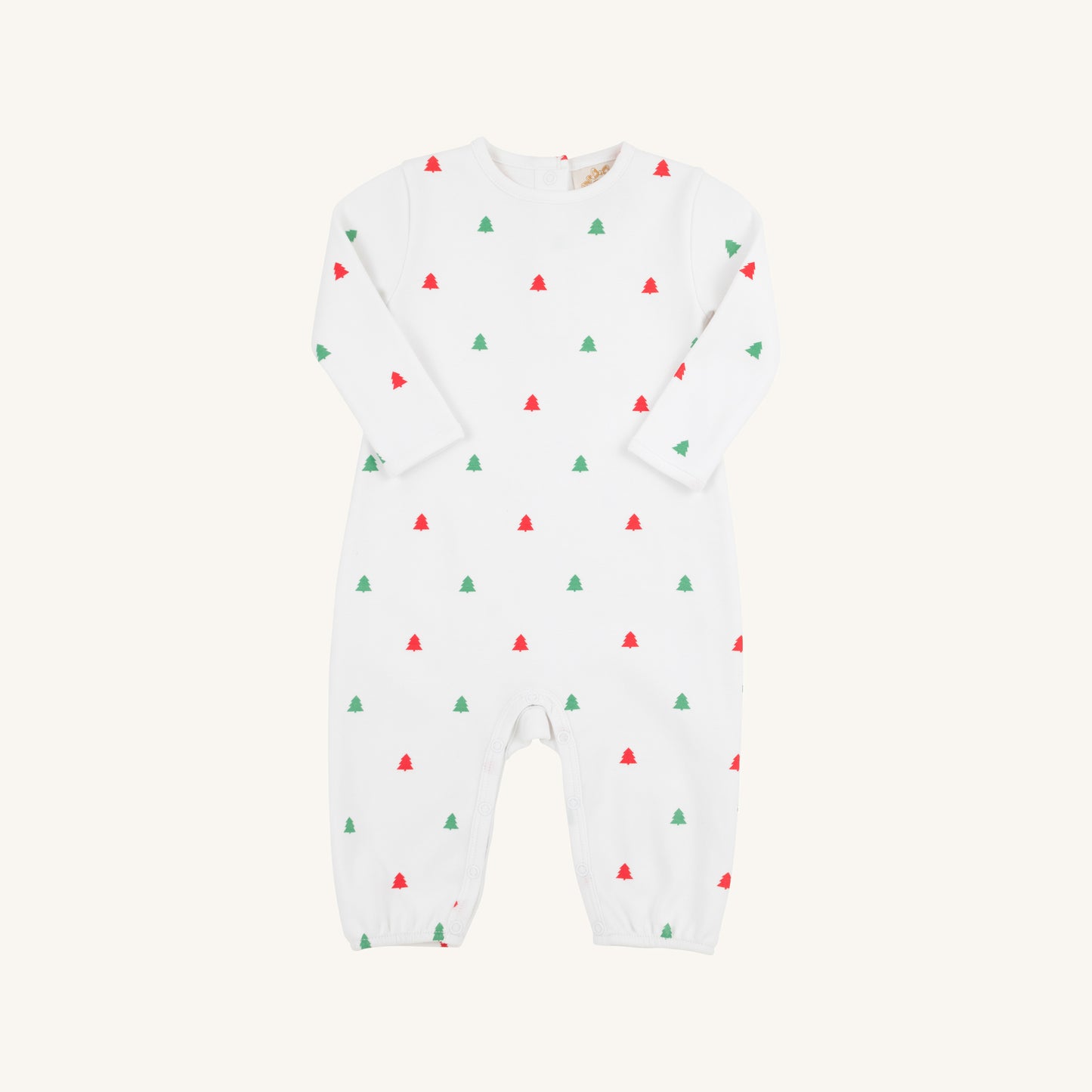Long Sleeve Patton Play Romper-Trees
