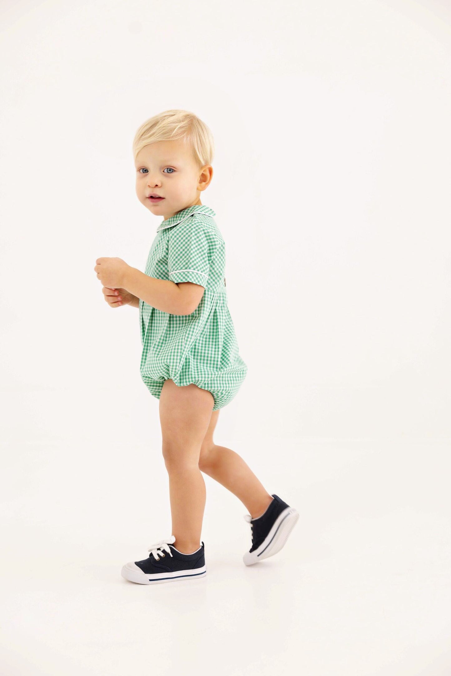 Bradford Bubble- Green Gingham