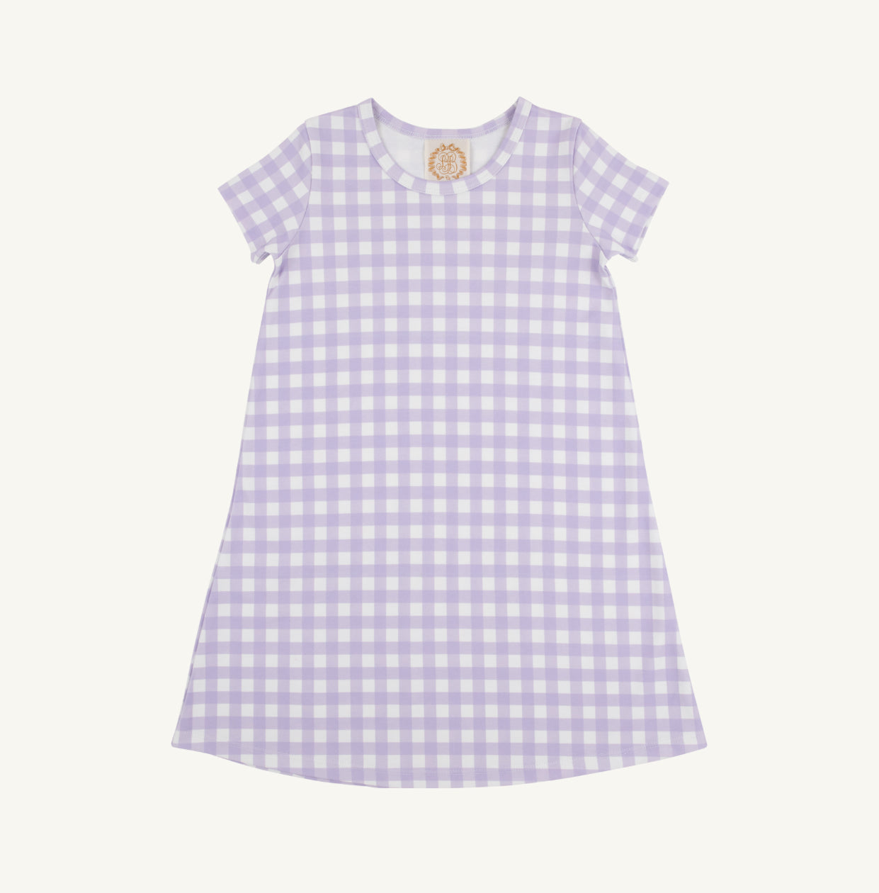Polly Play Dress - Purple Gingham