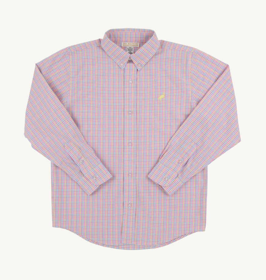 Dean`s List Dress Shirt- Woodstock Plaid