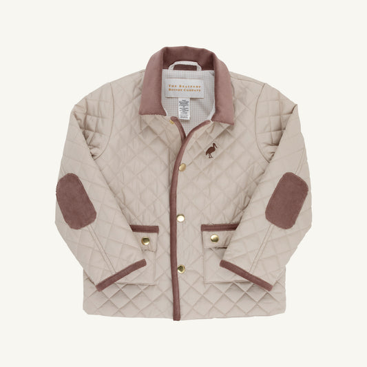 Caldwell Quilted Coat- Brown