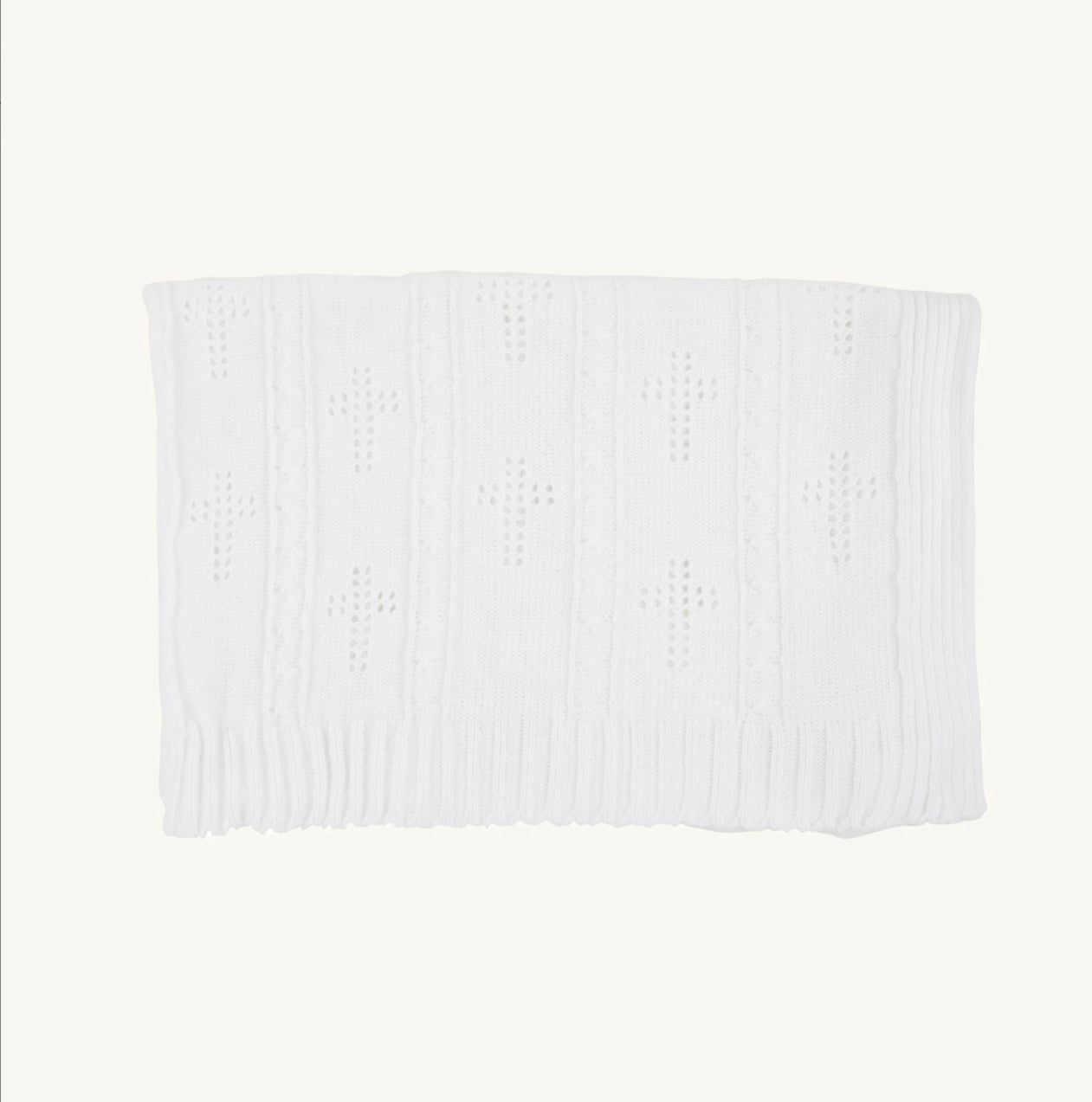 Bailey Baby Blanket- Pointelle