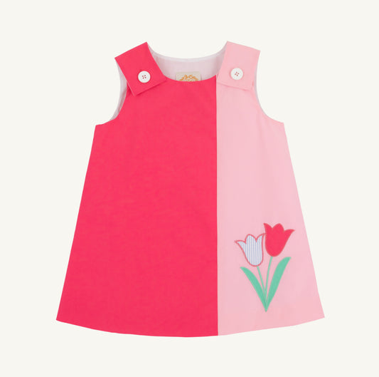 Caroline Colorblock Jumper- Tulip