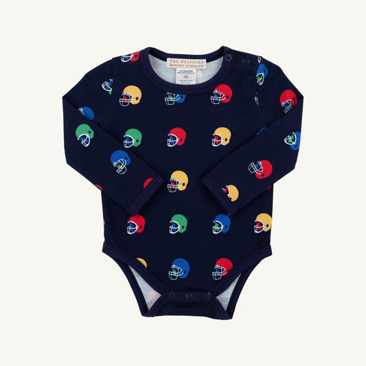 Long Sleeve Walt Onesie- Football