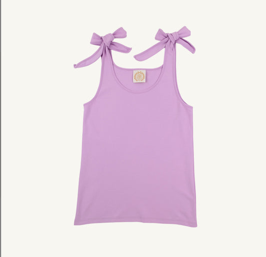 Tay Tay Tie Tank- Violet