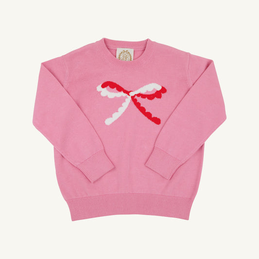 Isabelle's Intarsia Sweater- Bow