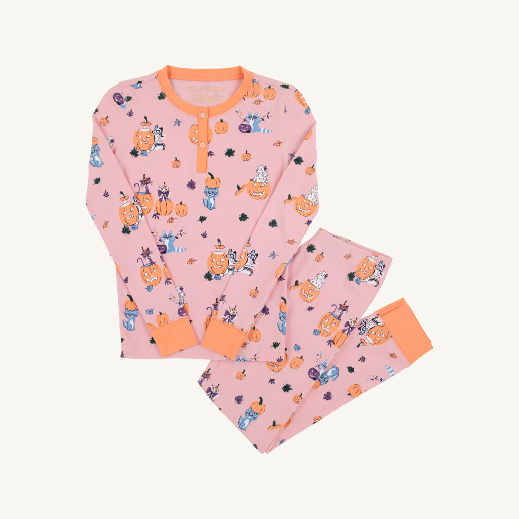 Payton Pajama Set- Pink Critters