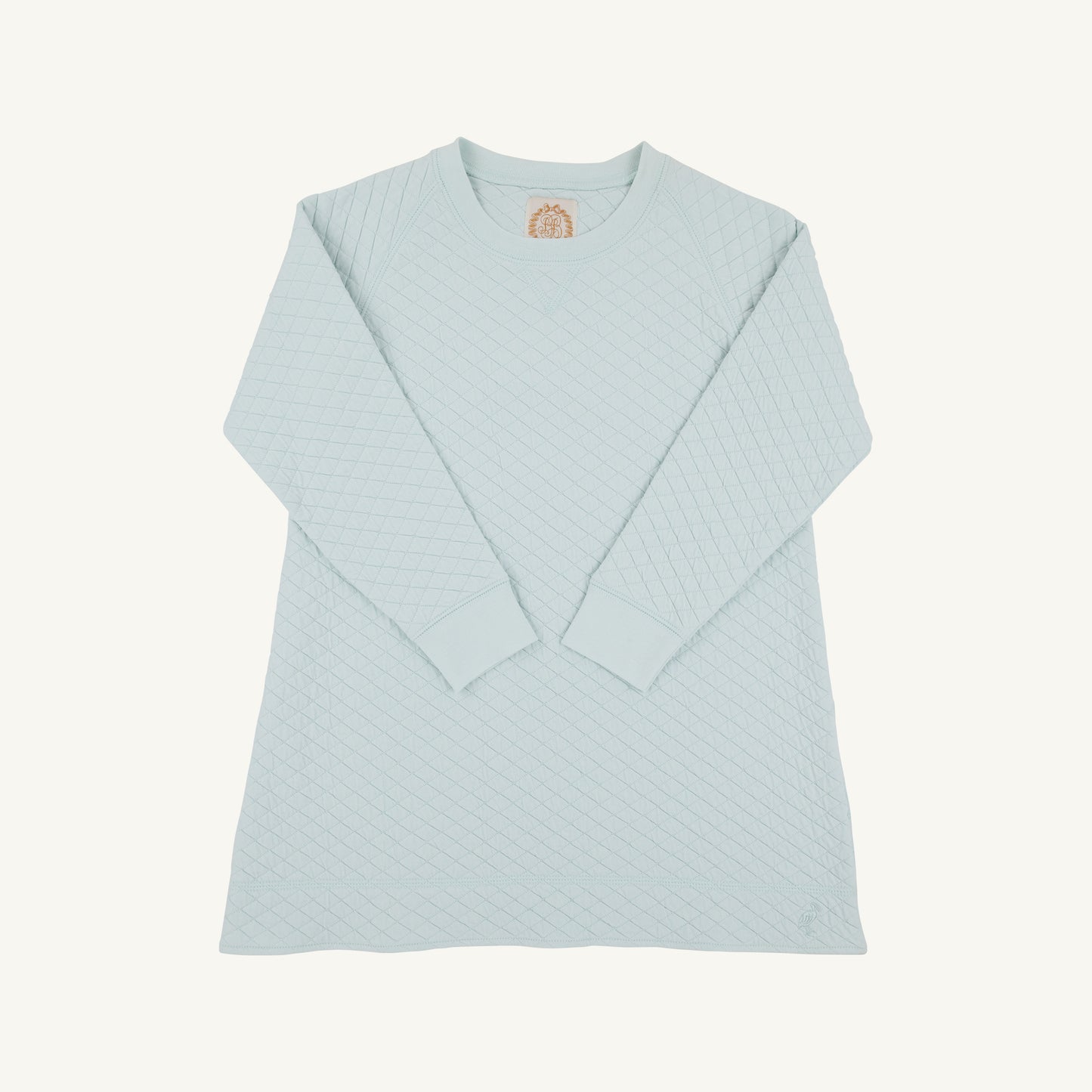 Cassidy Comfy Crewneck Dress- Old Greenwich Green