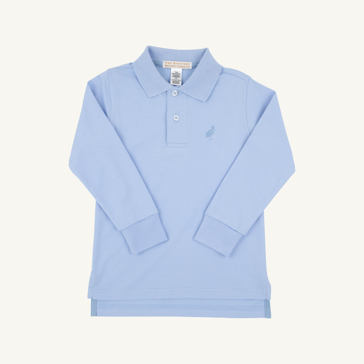 Prim and Proper Polo LS-Blue
