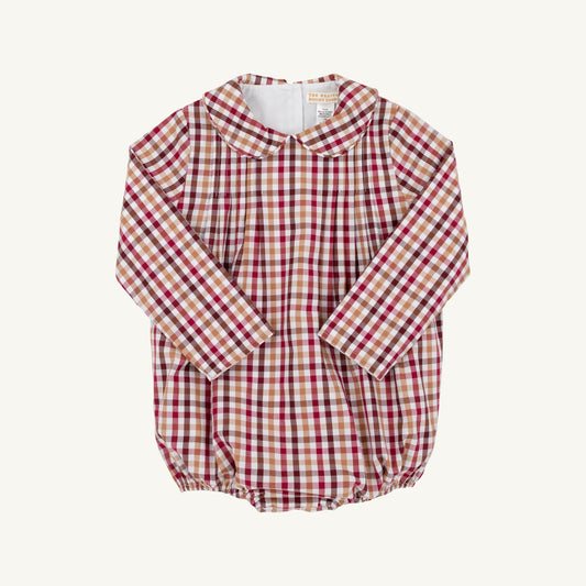 Long Sleeve Boone Bubble- Plaid