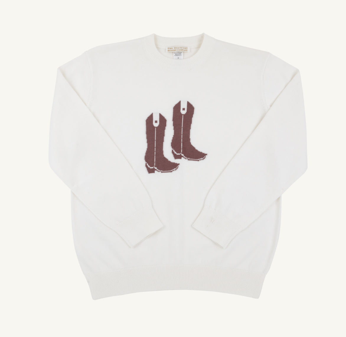 Isaac's Intarsia Sweater- Boots