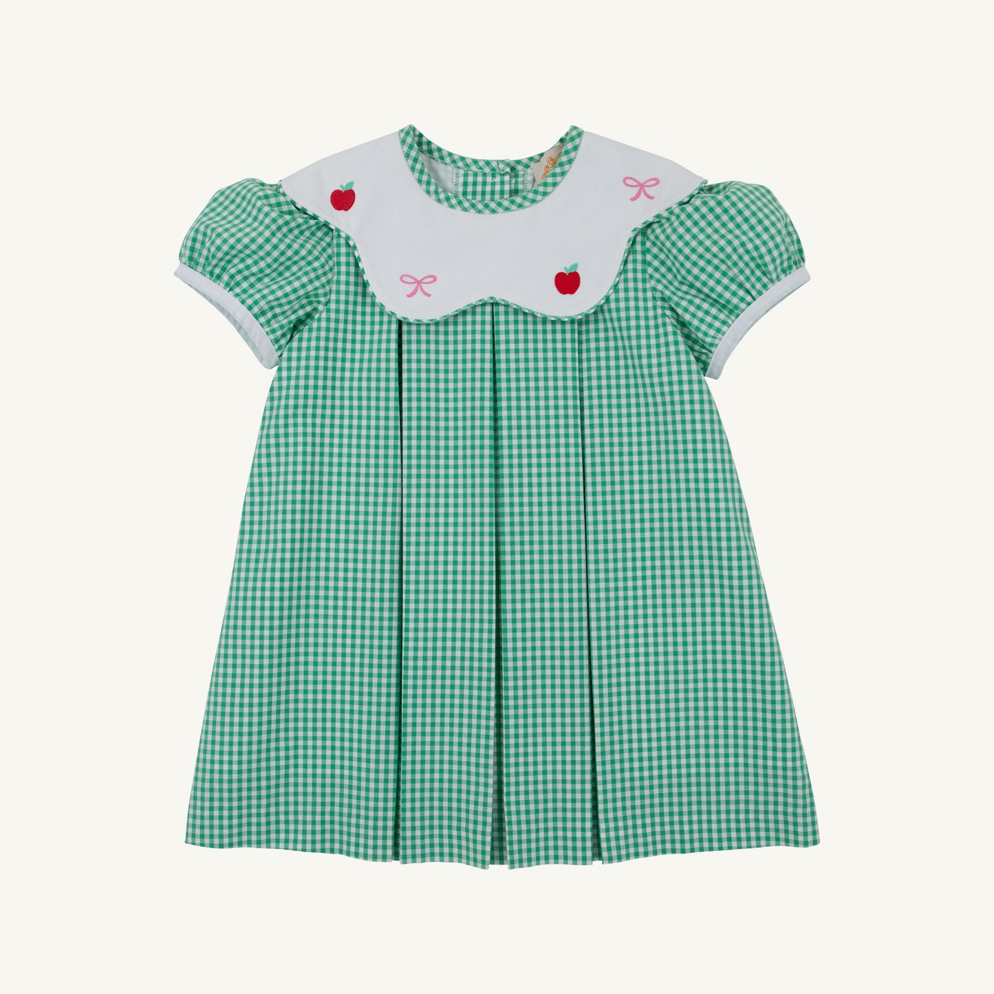 Frenchy Frock- Green Gingham