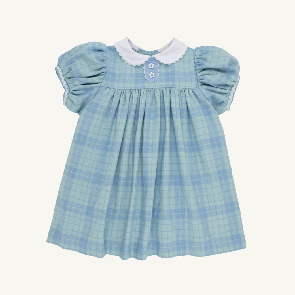 Mary Dal Dress- Blue Plaid