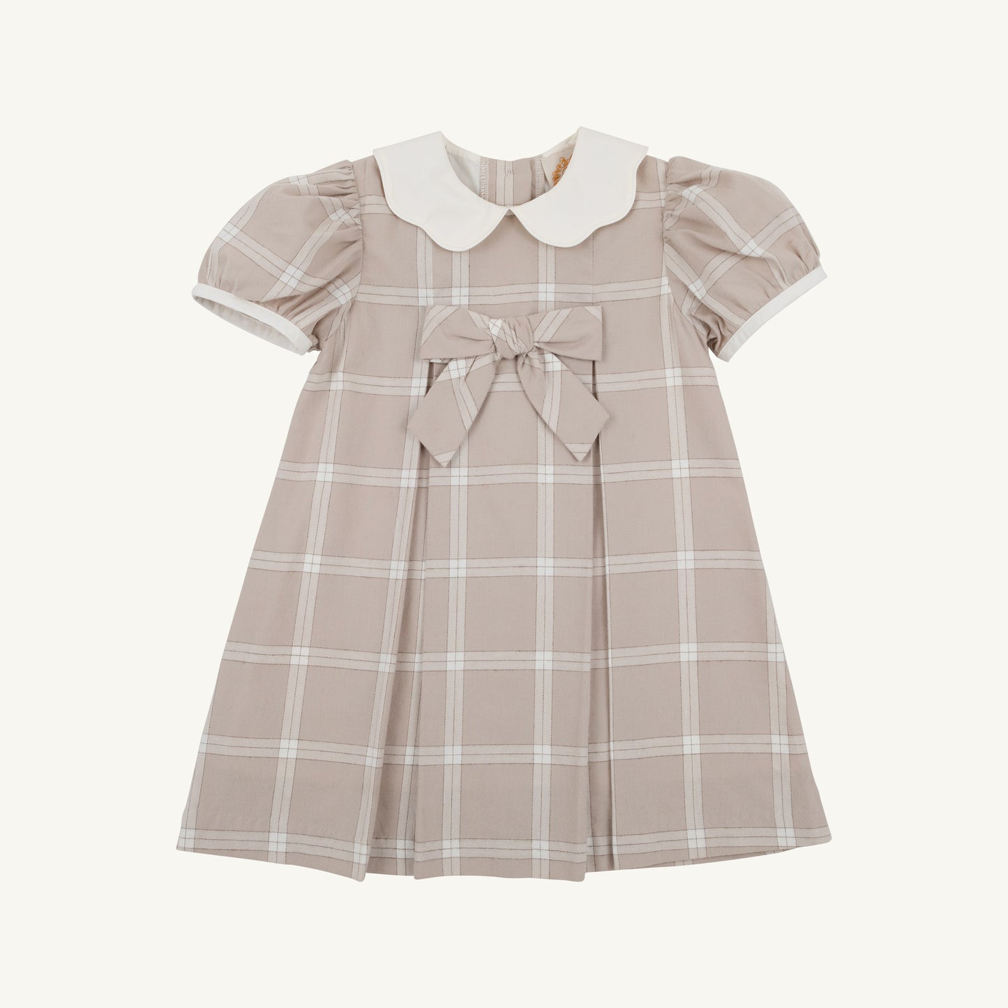 Francene Frock- Brown Plaid