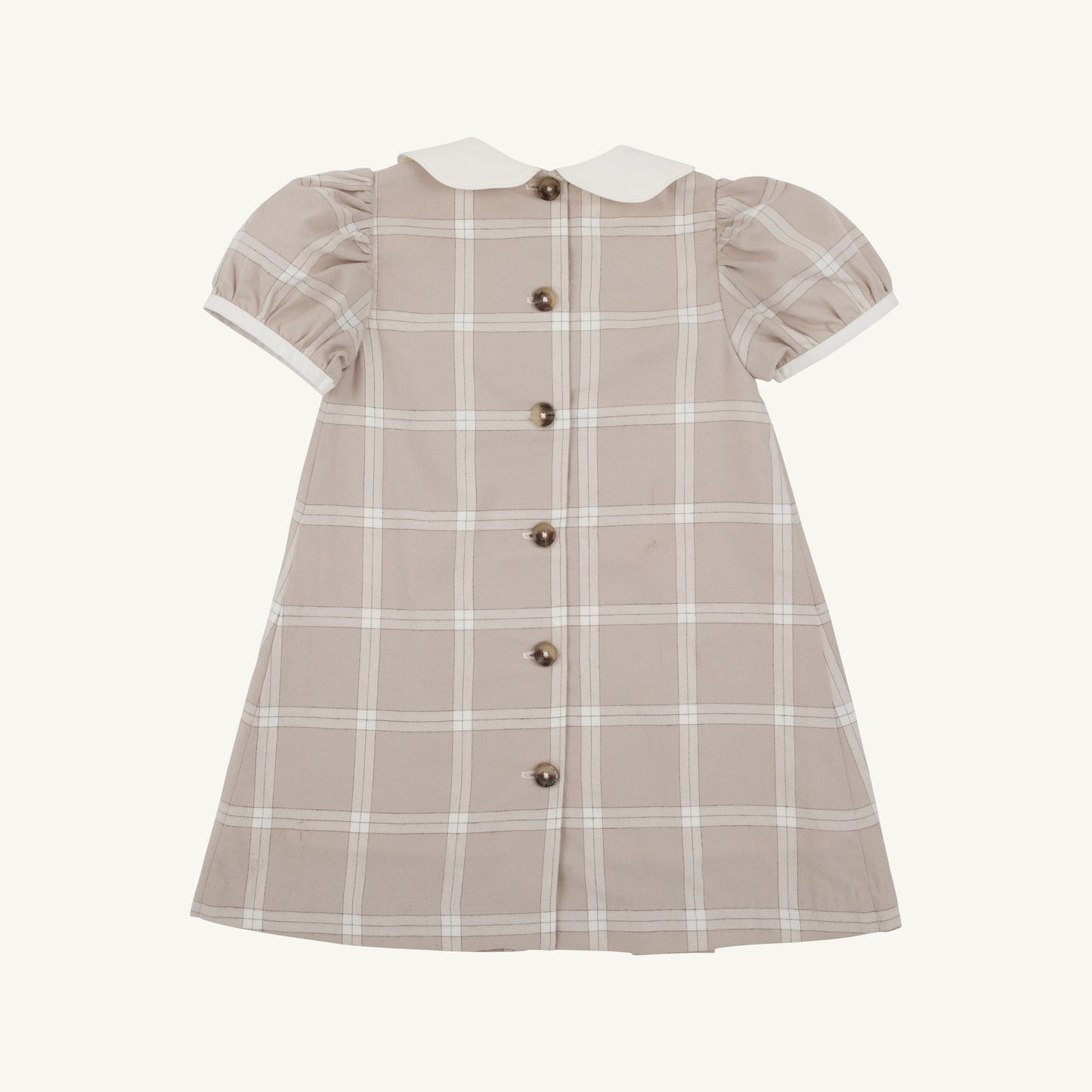 Francene Frock- Brown Plaid