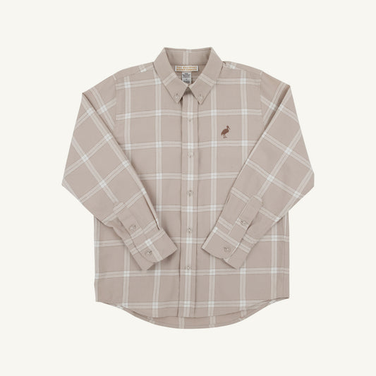 Dean's List Dress Shirt - Brown Flannel