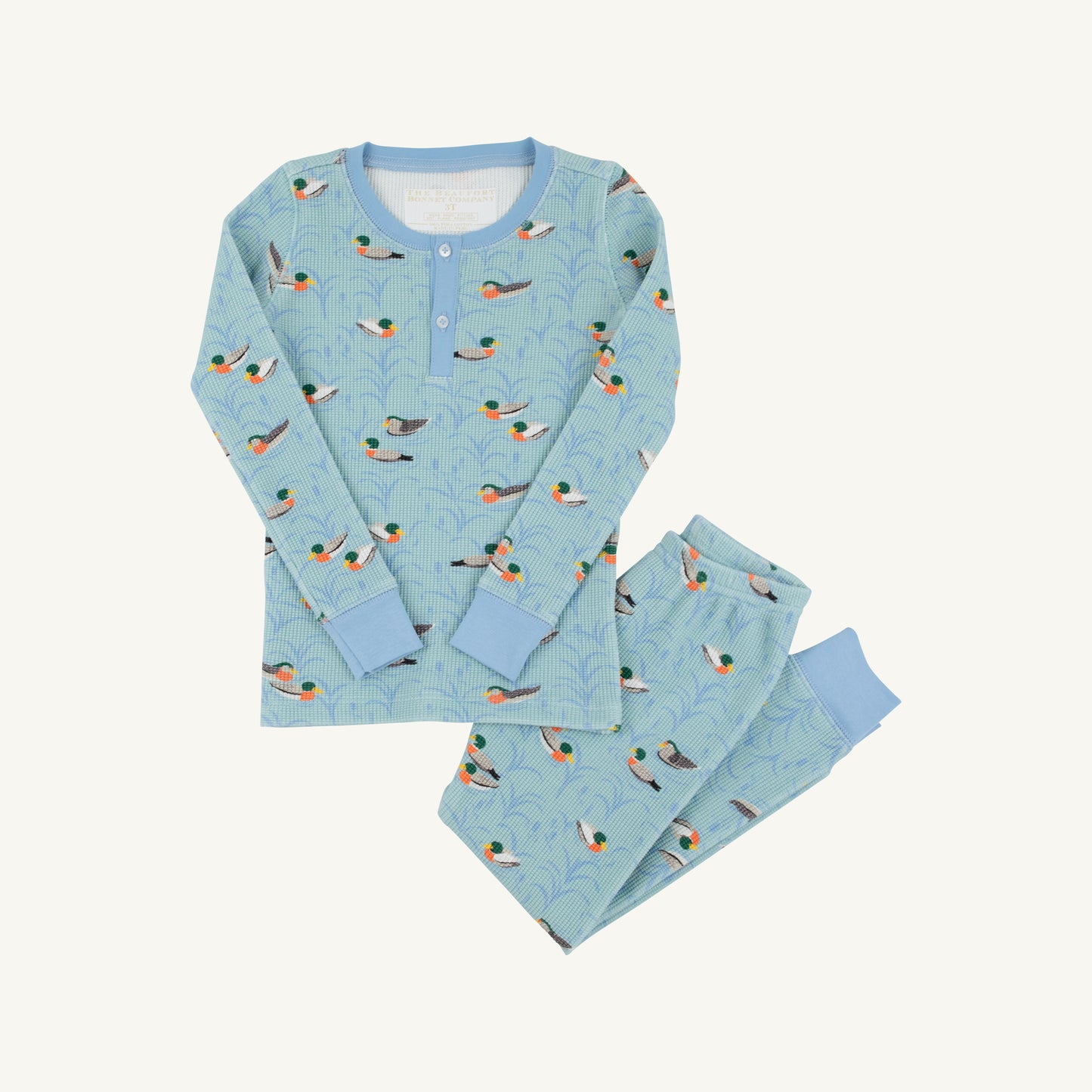 Sutton's Sweet Dream Set - Ducks Waffle Knit