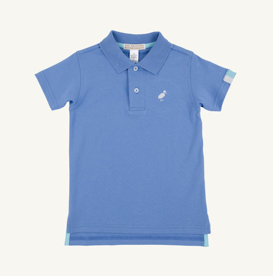 Prim and Proper Polo SS-Barbados Blue