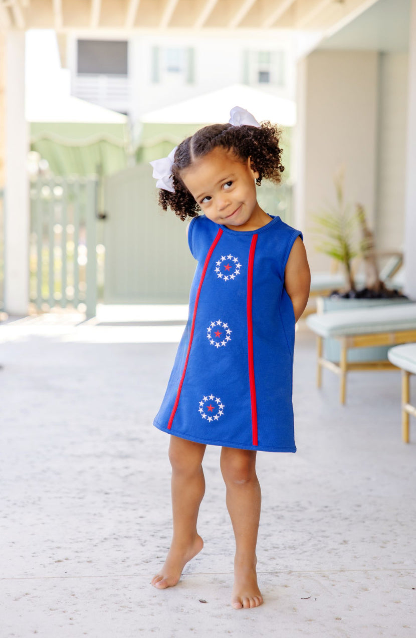 Annie Apron Dress- Stars