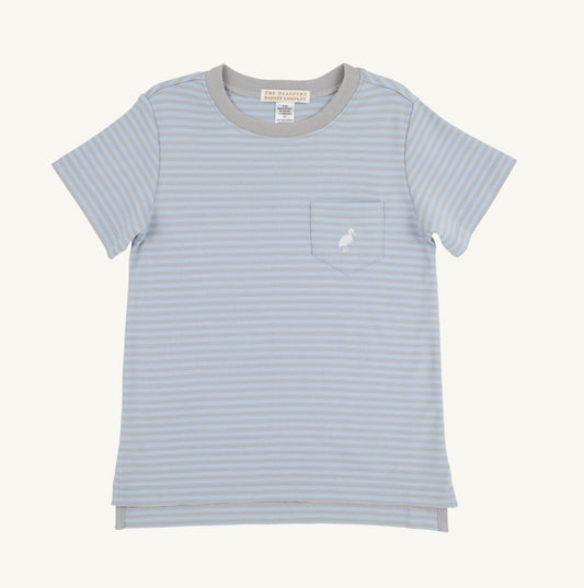 Carter Crewneck- Blue/Gray
