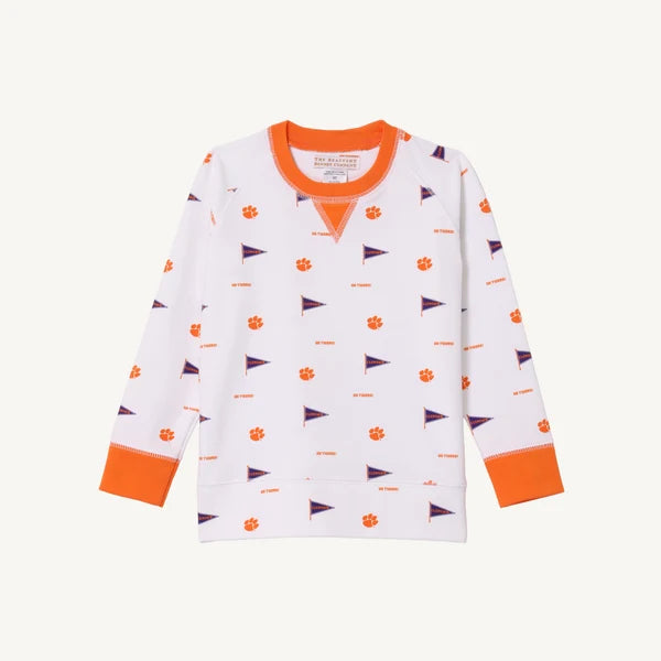Cassidy Comfy Crewneck - Boys- Tigers