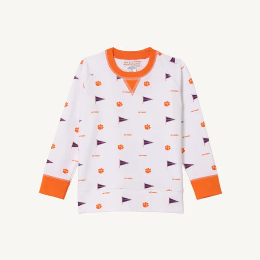 Cassidy Comfy Crewneck - Boys- Tigers