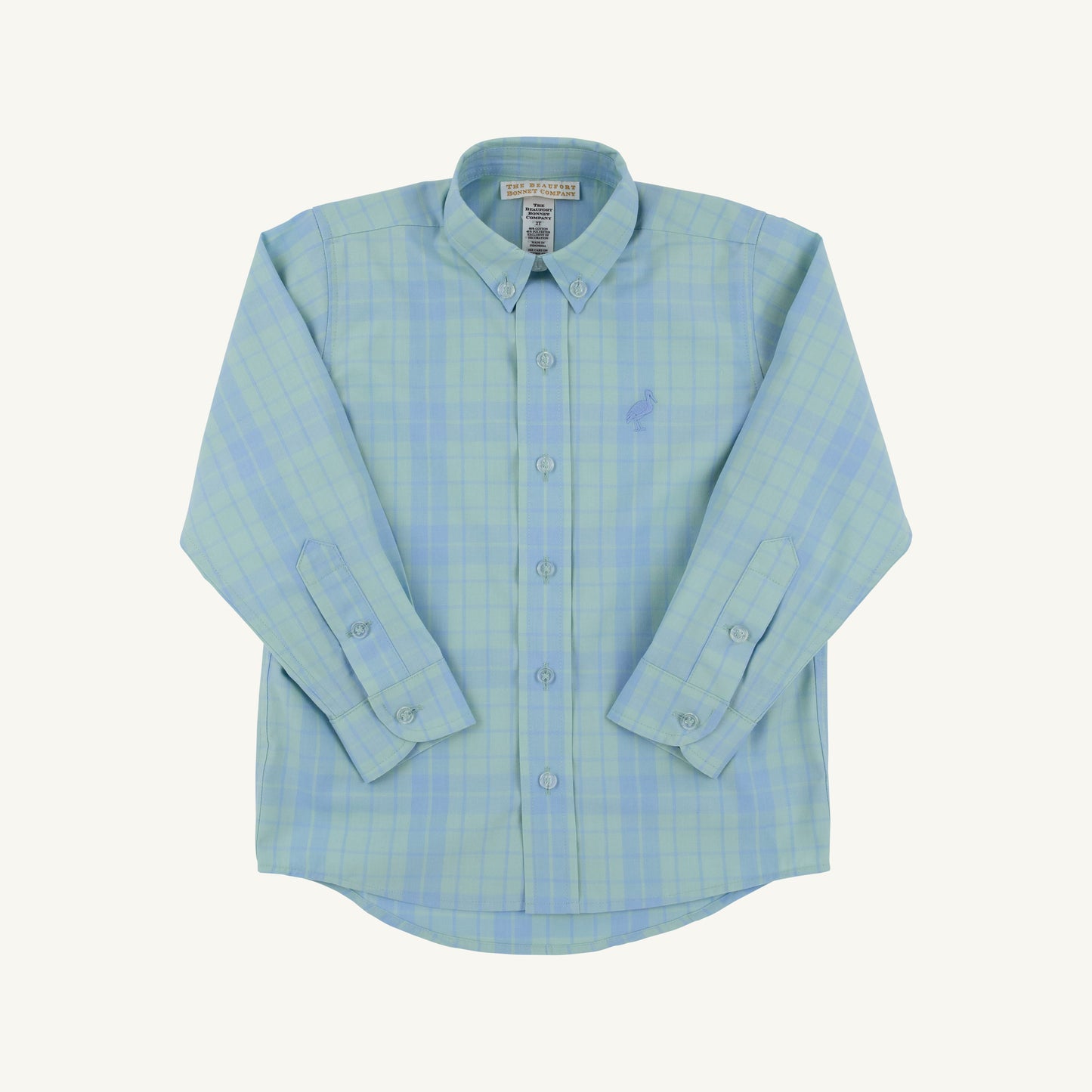 Deans List Dress Shirt- Blue Plaid