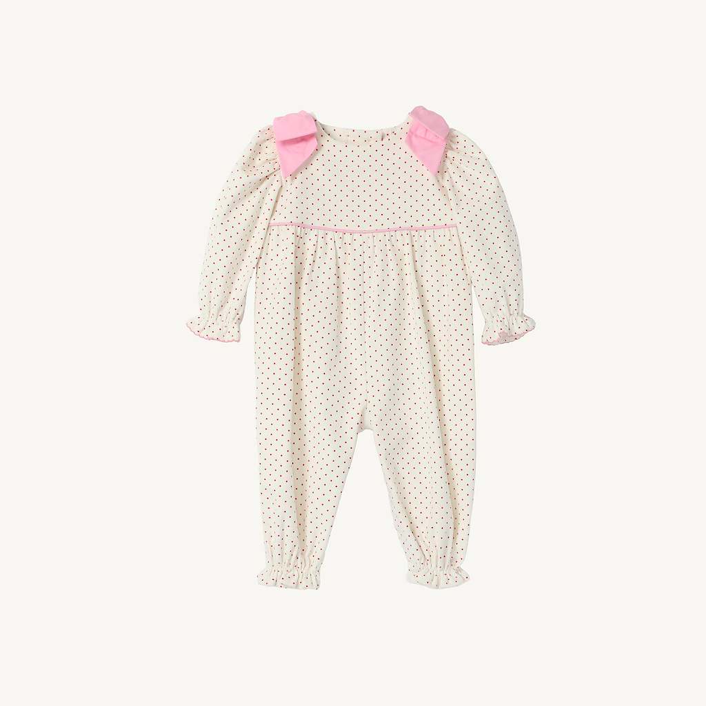 Long Sleeve Ryleigh Romper- Dots