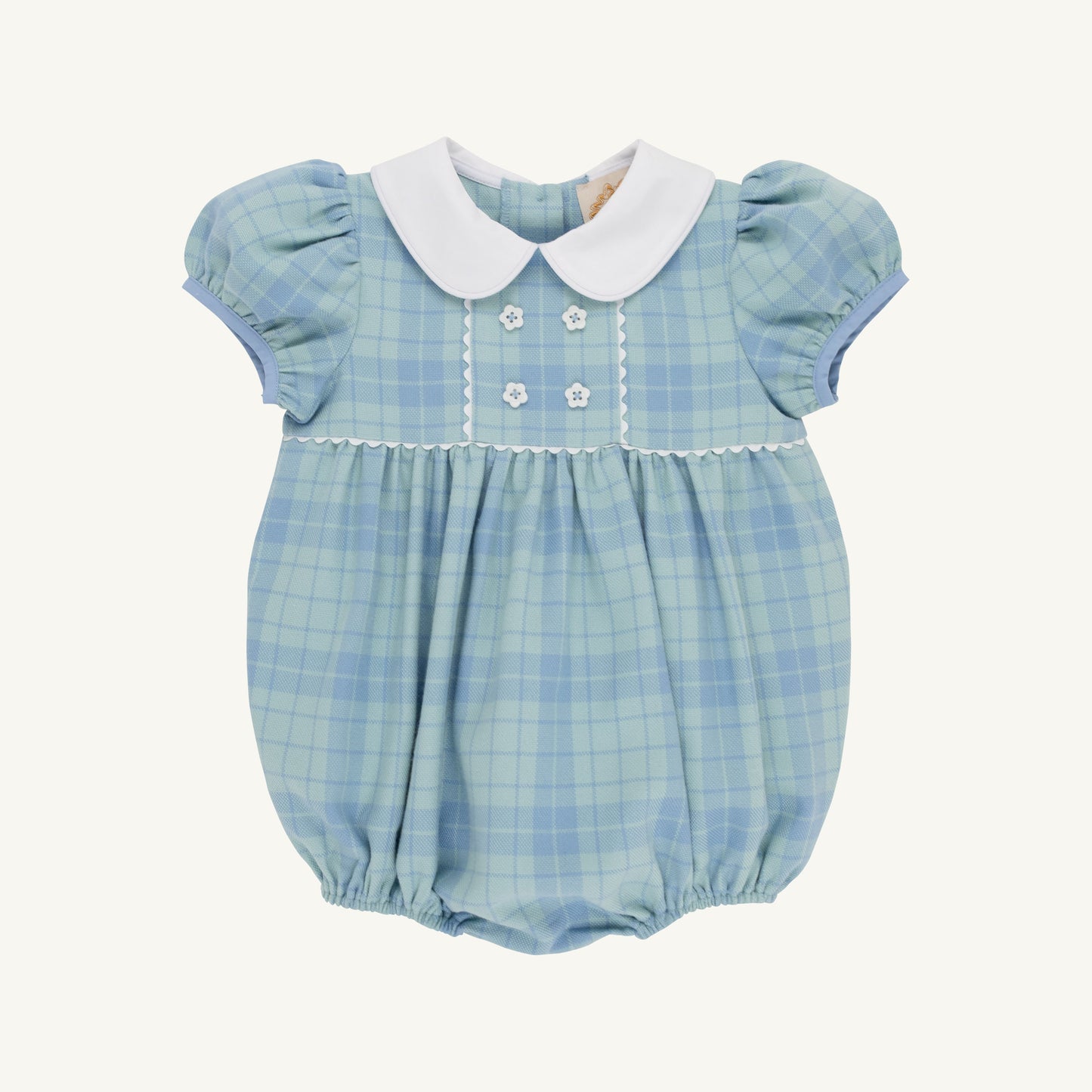 Cindy Lou Bubble- Blue Plaid
