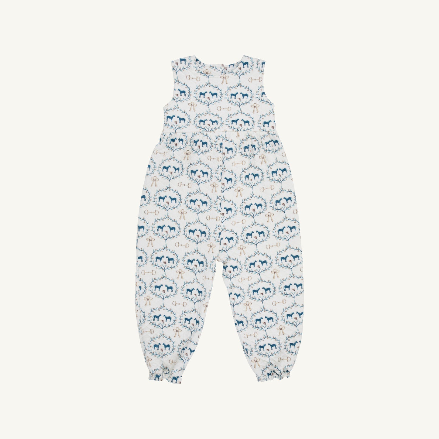 Sleeveless Rebecca Romper- Horses