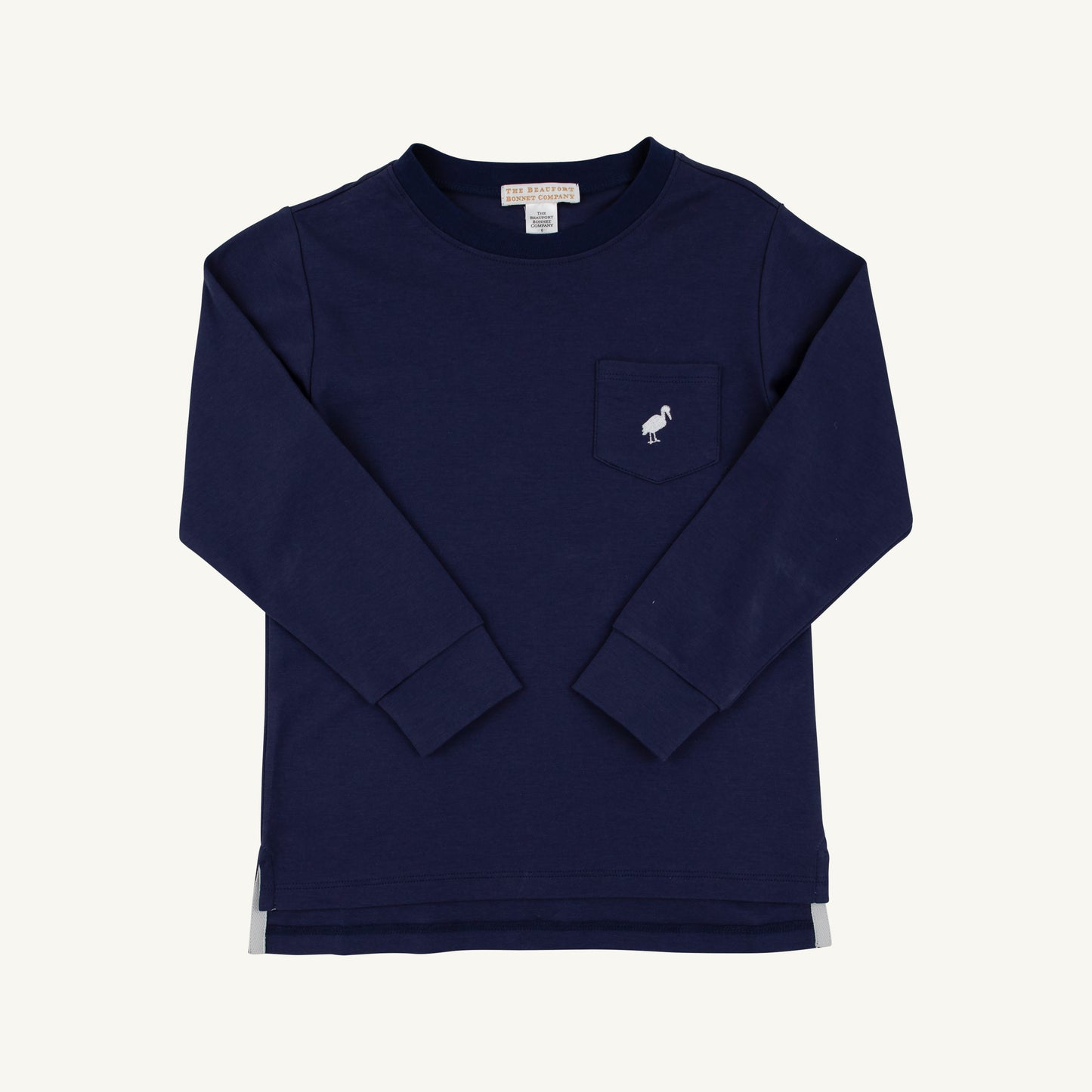 Long Sleeve Carter Crewneck- Navy