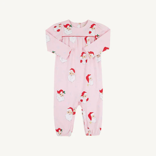 Long sleeve Penny Playsuit- Santa