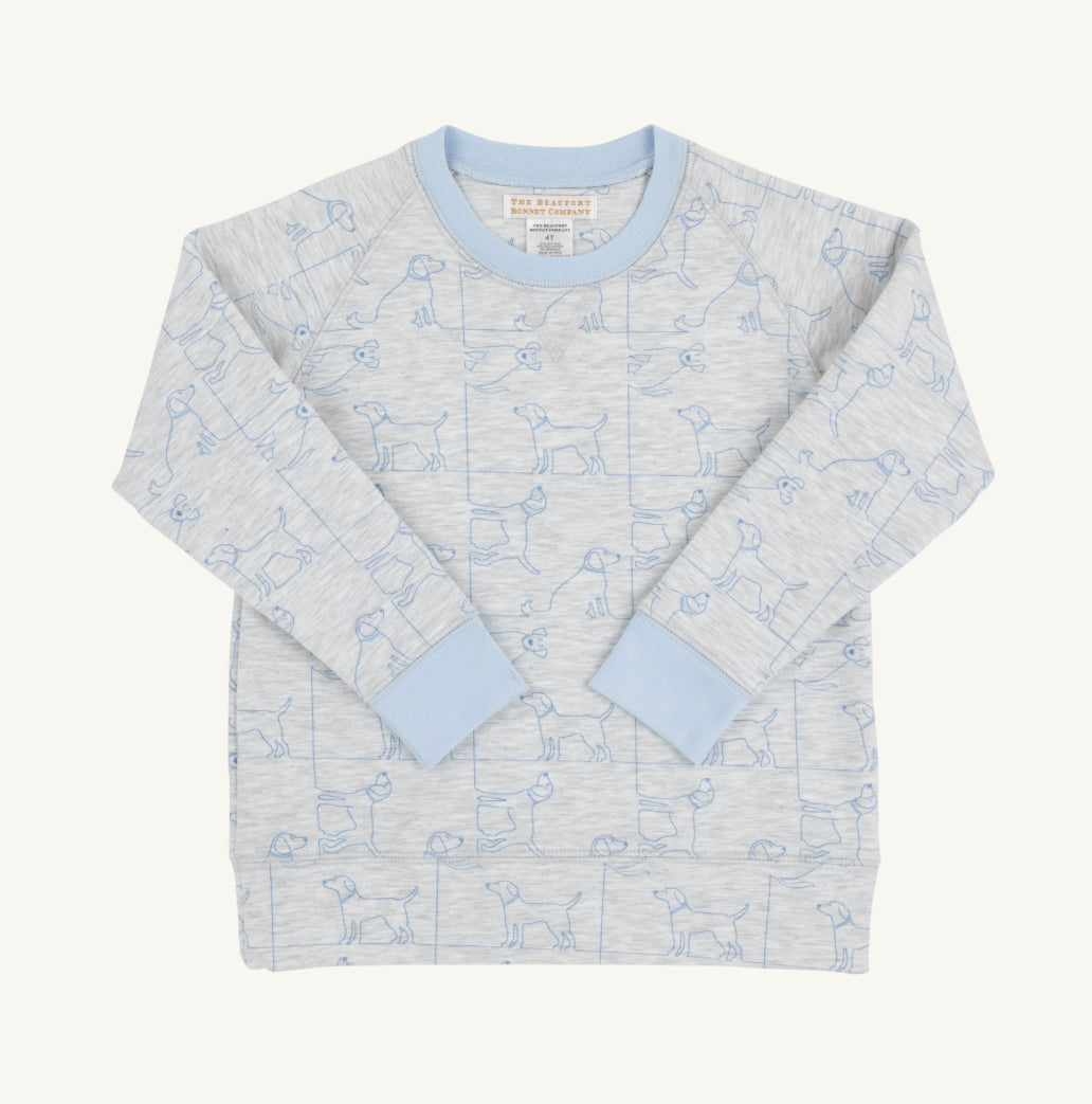Cassidy Comfy Crewneck - Puppy