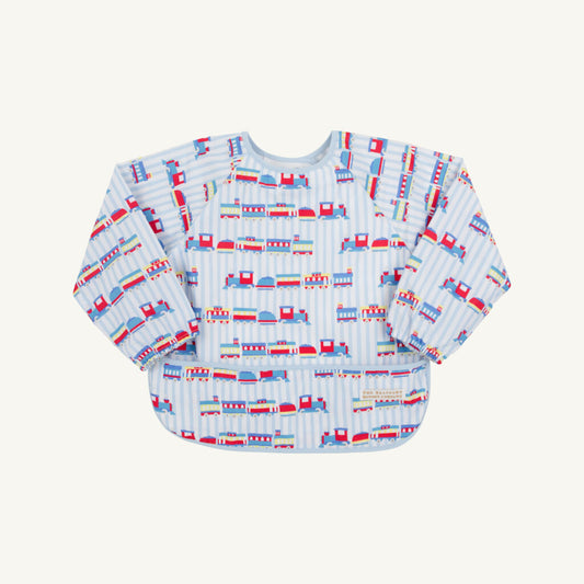 Biscuit Bib- Trains