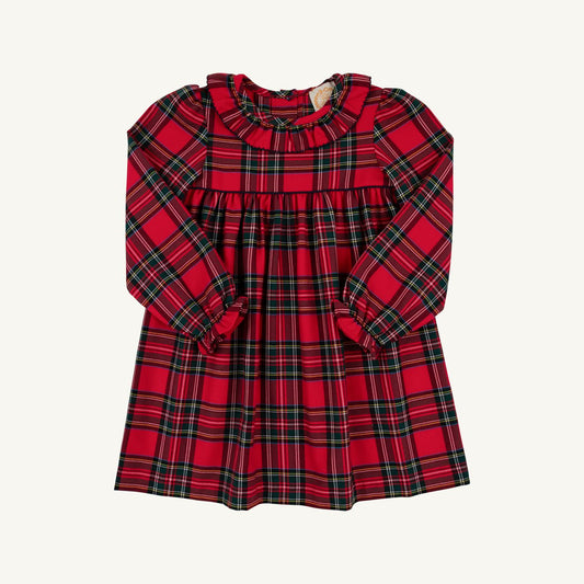 Long Sleeve Ramona Ruffle Dress - Woven Yarn