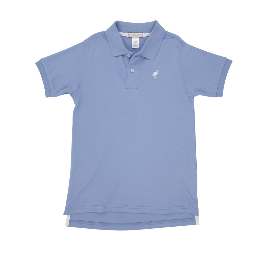 Prim and Proper Polo SS-Periwinkle