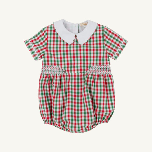 Brentley Bubble- Red/Green Gingham